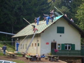 Prekrivanje strehe 2009